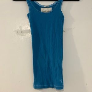 Abercrombie and Fitch blue tank top, perfect stretch. Sized XS.